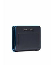 PIQUADRO ATLAS Portafoglio donna compatto in pelle nero2 - Portafogli Donna - 4