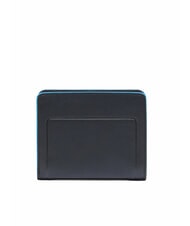 PIQUADRO ATLAS Portafoglio donna compatto in pelle nero2 - Portafogli Donna - 5