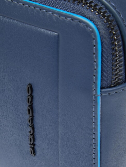 ATLAS Astuccio in pelle a due scomparti blu - Porta tablet & Organizer