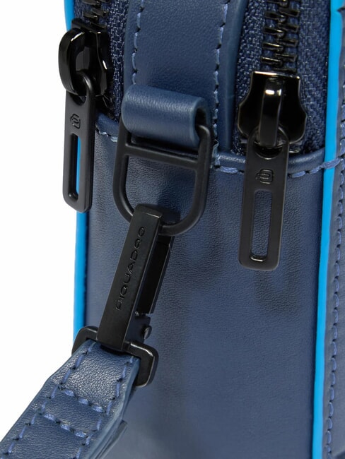 ATLAS Astuccio in pelle a due scomparti blu - Porta tablet & Organizer