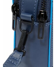 PIQUADRO ATLAS Astuccio in pelle a due scomparti blu - Porta tablet & Organizer - 4