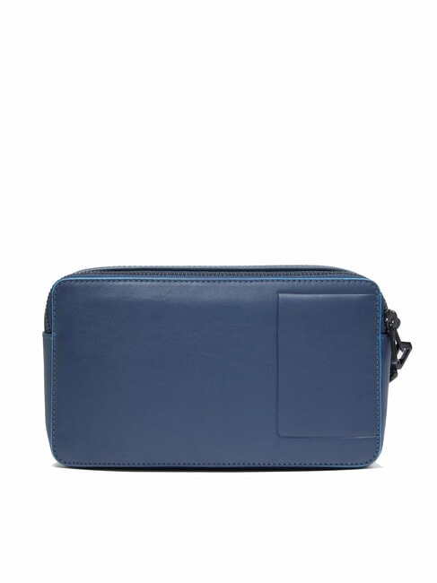 ATLAS Astuccio in pelle a due scomparti blu - Porta tablet & Organizer