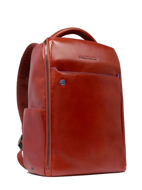 BLUE SQUARE Zaino fast-check in pelle, porta pc 14" cuoio4 - Zaini da lavoro porta PC