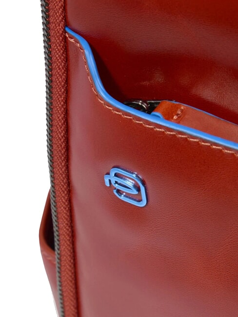 BLUE SQUARE Zaino fast-check in pelle, porta pc 14" cuoio4 - Zaini da lavoro porta PC