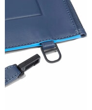 PIQUADRO ATLAS Pochette da uomo porta iPad in pelle blu - Porta tablet & Organizer - 4