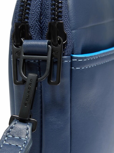 ATLAS Pochette da uomo porta iPad in pelle blu - Porta tablet & Organizer