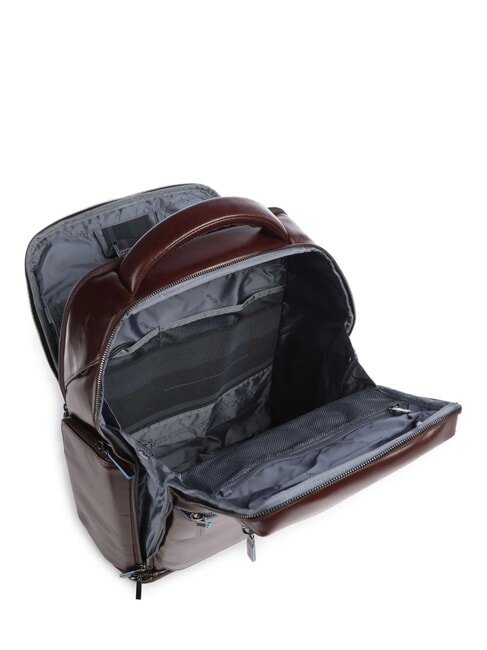 BLUE SQUARE  Zaino porta PC 15,6" in pelle MOGANO - Zaini da lavoro porta PC