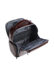 PIQUADRO BLUE SQUARE  Zaino porta PC 15,6" in pelle MOGANO - Zaini da lavoro porta PC - 6