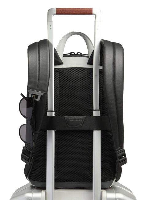 URBAN Zaino porta PC 14", in pelle grigio - Zaini da lavoro porta PC