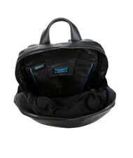 PIQUADRO MODUS SPECIAL Zaino in pelle porta PC 14" Nero - Zaini da lavoro porta PC - 4
