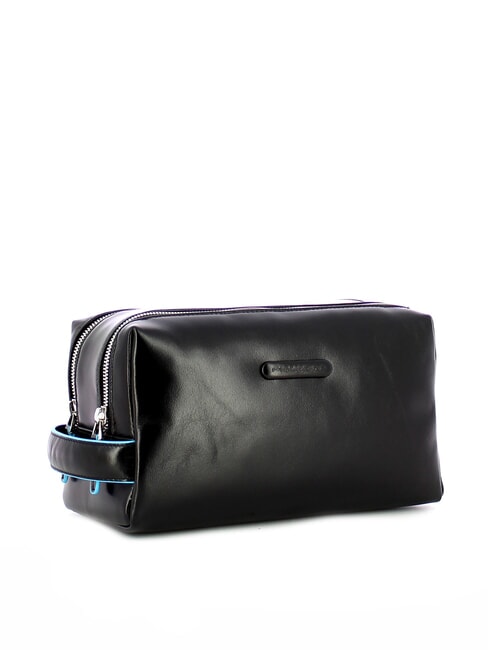 BLUE SQUARE  Beauty Case in pelle Nero - Beauty Case