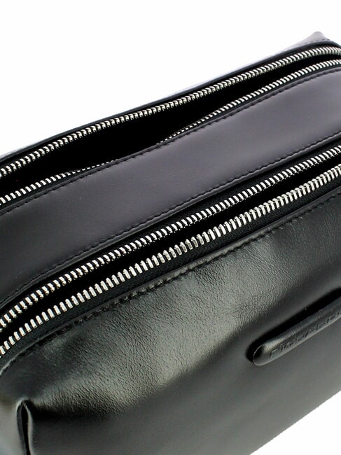 BLUE SQUARE  Beauty Case in pelle Nero - Beauty Case