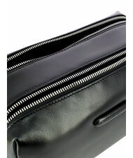 PIQUADRO BLUE SQUARE  Beauty Case in pelle Nero - Beauty Case - 4