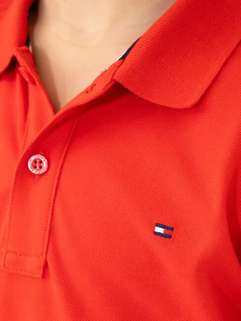 TH KIDS Polo a manica lunga da bambino deep crimson - T-shirt Bambino