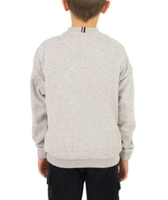 TOMMY HILFIGER TH KIDS Felpa da bambino con stampa new light grey heather - Felpe Bambini - 2