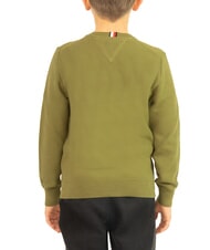 TOMMY HILFIGER TH KIDS Maglione bimbo girocollo cotone putting green - Maglioni Bambini - 2