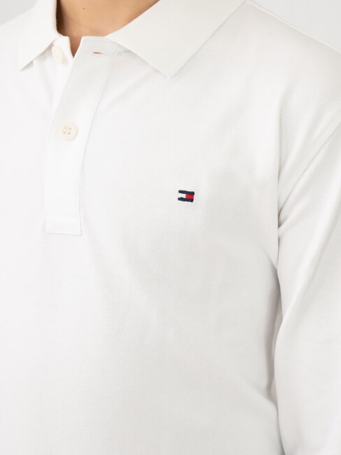 TH KIDS Polo a manica lunga da bambino pvh classic white - T-shirt Bambino