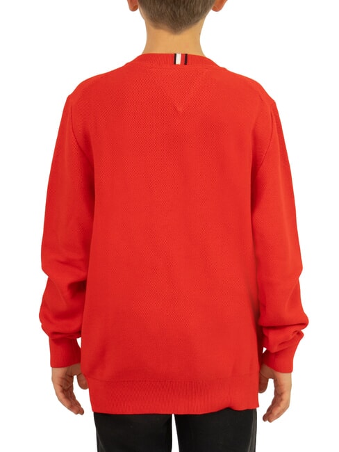 TH KIDS Maglione bimbo girocollo cotone deep crimson - Maglioni Bambini