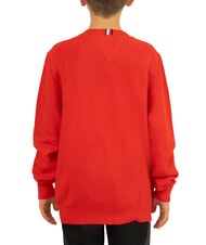 TOMMY HILFIGER TH KIDS Maglione bimbo girocollo cotone deep crimson - Maglioni Bambini - 2