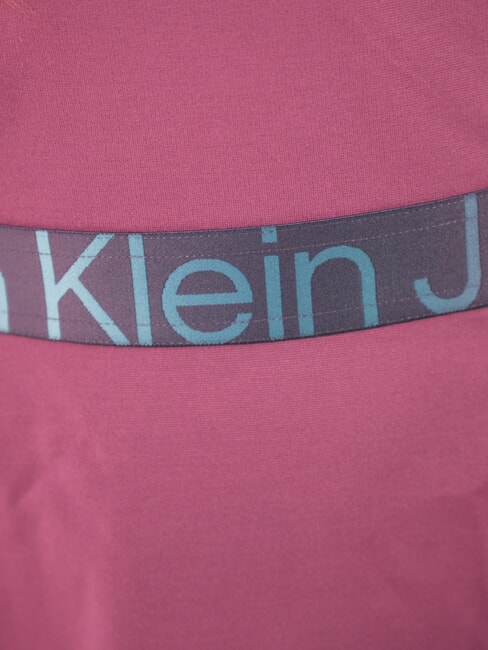 CK KIDS Abito a maniche lunghe elastico logo amaranth - Vestiti Bambine