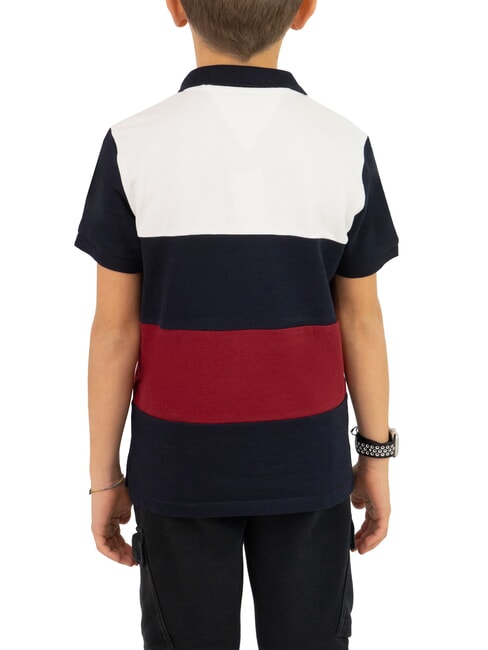 TH KIDS Polo bambino maniche corte red /  white / blue - T-shirt Bambino