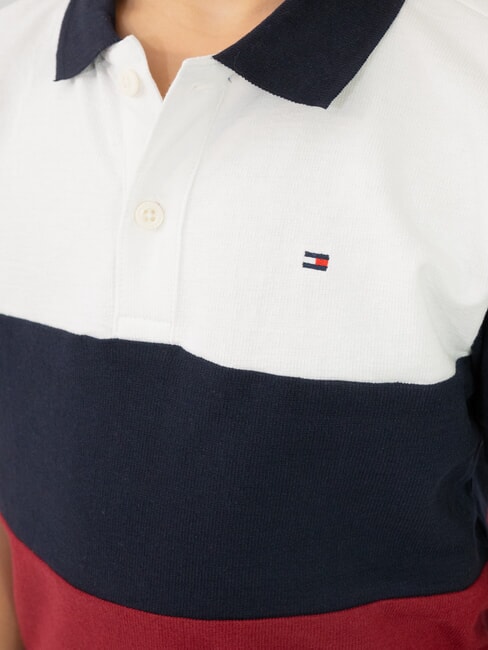 TH KIDS Polo bambino maniche corte red /  white / blue - T-shirt Bambino