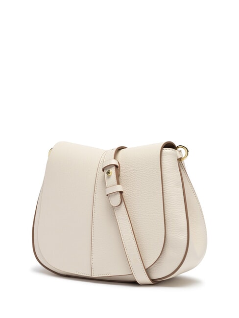 HELENA ROUND Borsa in pelle con doppia tracolla MARBLE - Borse Donna