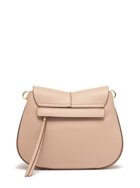 HELENA ROUND Borsa in pelle con doppia tracolla pink salt - Borse Donna