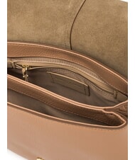 GIANNI CHIARINI HELENA ROUND Borsa in pelle con doppia tracolla clay - Borse Donna - 5