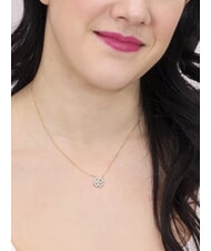 AMEN AMORE Collana con quadrifoglio e zirconi - Collane