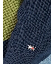 TOMMY HILFIGER TH Maglione girocollo misto lana desert sky/ putting green - Maglie Uomo - 3