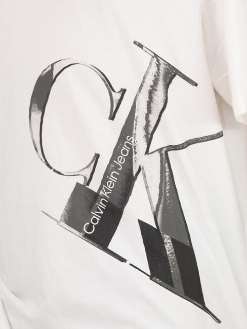 CK JEANS T-shirt maniche corte relaxed fit bright white - T-shirt Uomo