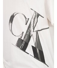 CALVIN KLEIN CK JEANS T-shirt maniche corte relaxed fit bright white - T-shirt Uomo - 3