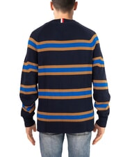 TOMMY HILFIGER TH Maglione girocollo cotone ricamo logo - Maglie Uomo