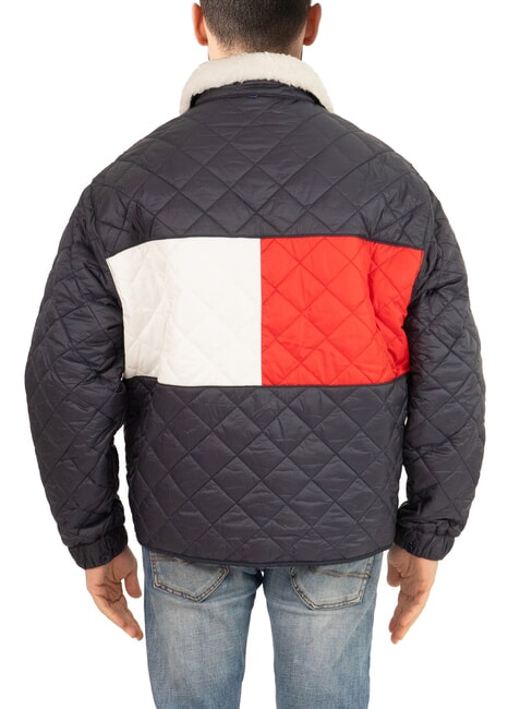 TH JEANS Giacca giubbotto double face 2 in 1  denim - Giacche Uomo