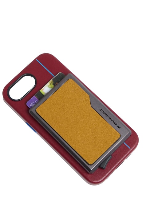 BLACK SQUARE Portacard in pelle e alluminio Giallo - Portafogli Uomo