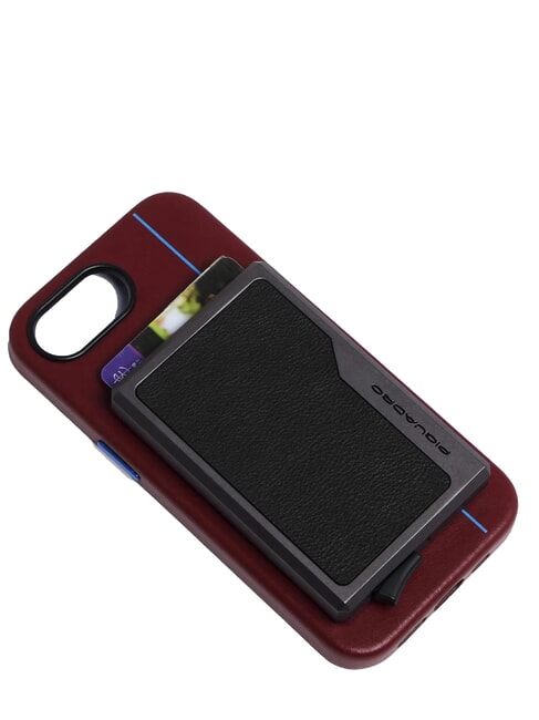 BLACK SQUARE Portacard in pelle e alluminio Nero - Portafogli Uomo