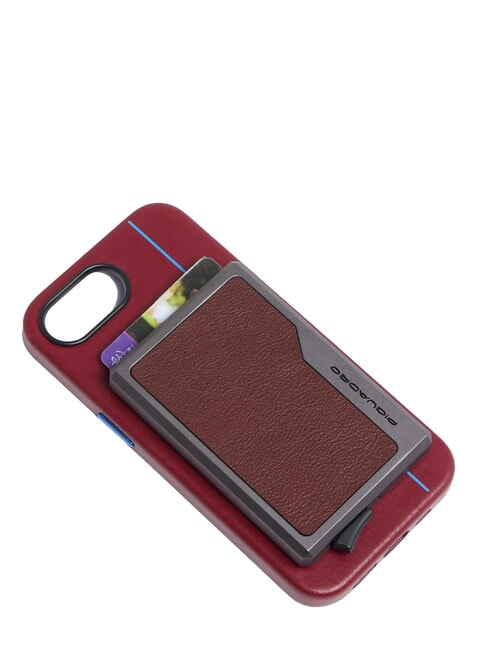 BLACK SQUARE Portacard in pelle e alluminio CUOIO - Portafogli Uomo