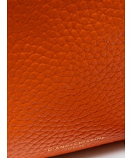 GIANNI CHIARINI FRIDA Borsa tracolla in pelle doppia zip corallo - Borse Donna - 3