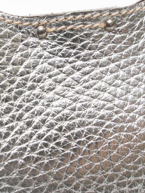 AURORA L Borsa a mano, con tracolla silver-caramello - Borse Donna