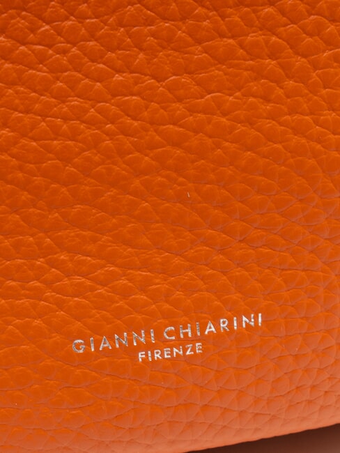 DORY Borsa a spalla in pelle corallo-nature - Borse Donna