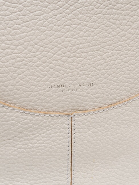 MINERVA Borsa a spalla in pelle sabbia - Borse Donna