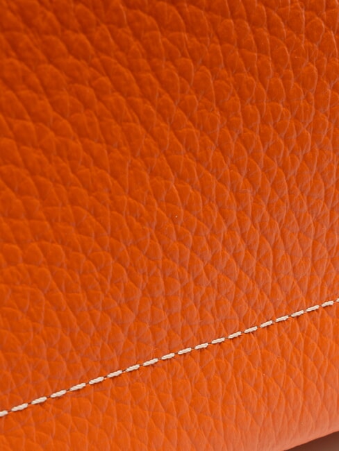 NICOLE Borsa a spalla in pelle corallo - Borse Donna