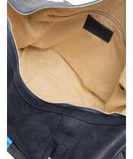 PIQUADRO CAMPIONARIO - SARTORIA 2 Borsone grande in pelle con tracolla blu/pitti - Borsoni - 5