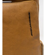 PIQUADRO CAMPIONARIO - RONNIE Bora porta PC in pelle Giallo - Borse Donna - 3