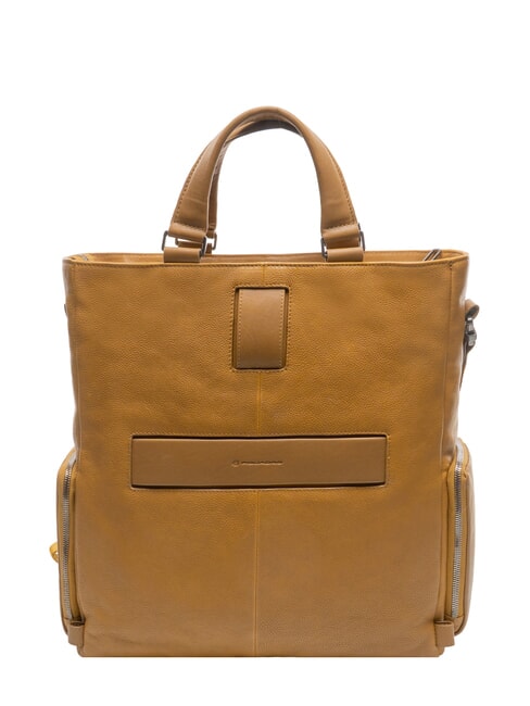 CAMPIONARIO - RONNIE Bora porta PC in pelle Giallo - Borse Donna