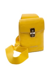 PIQUADRO CAMPIONARIO -  DAFNE  Monospalla in pelle Giallo - Borse Donna - 4