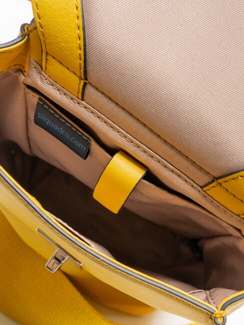 CAMPIONARIO -  DAFNE  Monospalla in pelle Giallo - Borse Donna