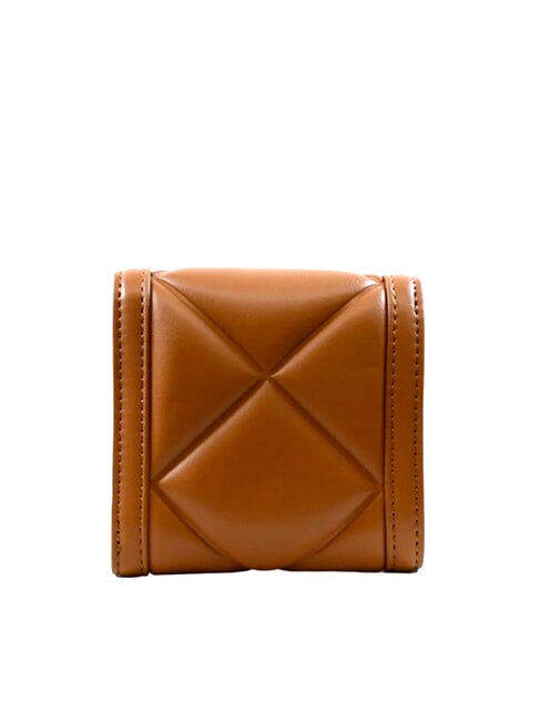 LOVE EMBOSSED Portafoglio portamonete piccolo cammello - Portafogli Donna