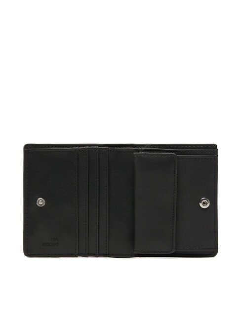 QUILTED Portafoglio compatto portamonete Nero/nero - Portafogli Donna